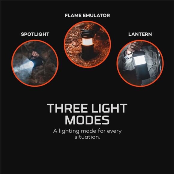 Big Poppy 300 Lumen LED Lantern and 120 Lumen LED Spot Light - Picture 6 of 7